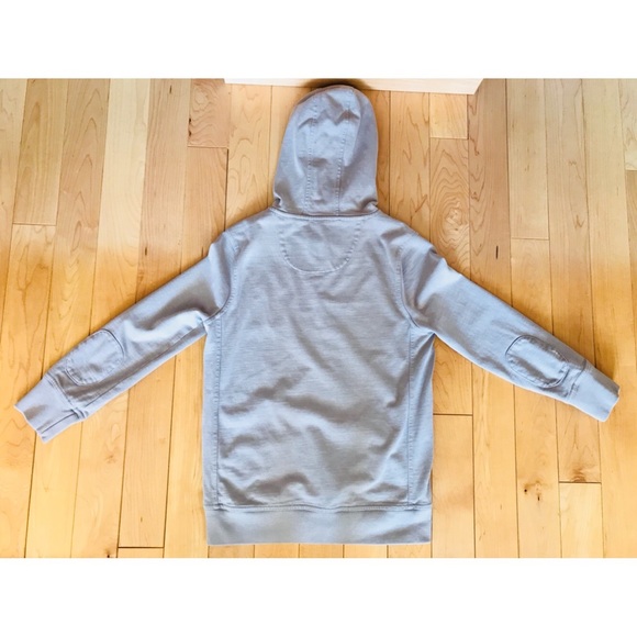 J. Crew Hooded Quarter-Zip Pullover Sweatshirt - Picture 4 of 5